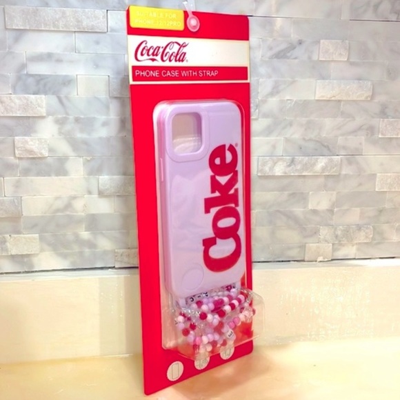 🆕 Coca-Cola Special Edition Branded Silicone iPhone Case & Wristlet - Picture 2 of 5